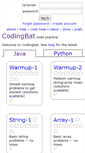 Mobile Screenshot of codingbat.com